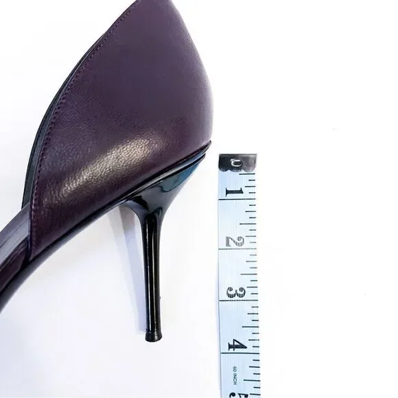 🍋 Gucci • Purple Leather Horsebit D’Orsay Peep Toe Heels w/Dust Bag Size 41EU